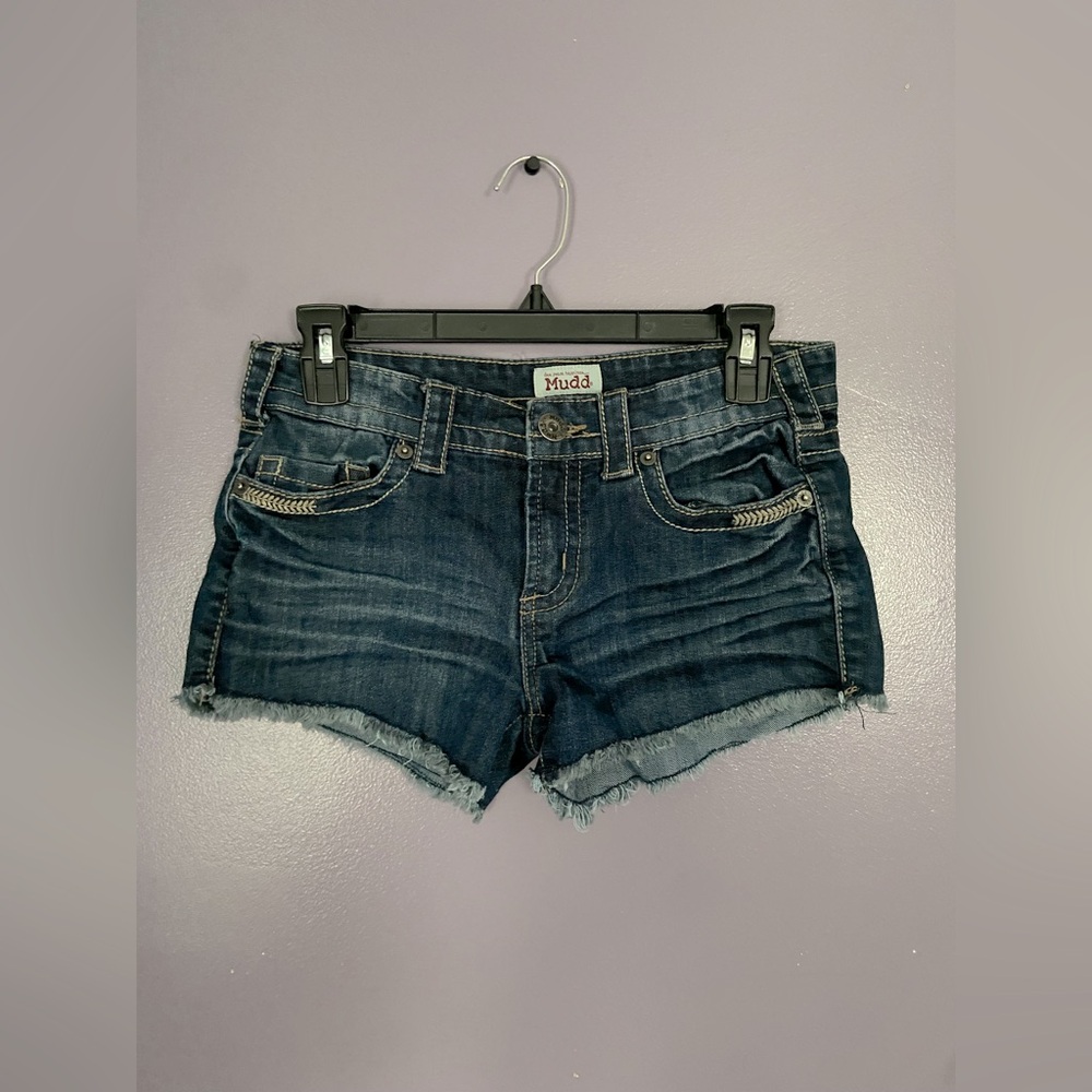 Mudd Women's Blue Denim Shorts